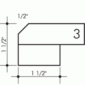 Bevel Square Edge