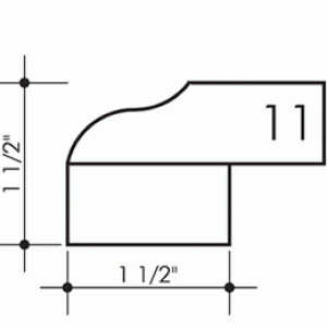Ogee Square Edge